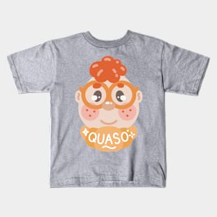 Quaso Carl Funny Character Art Kids T-Shirt